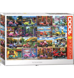 EUROGRAPHICS 16 SCOOTERS 1000 PC PUZZLE