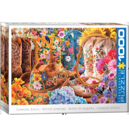 EUROGRAPHICS COWGIRL BOOTS 1000 PC PUZZLE