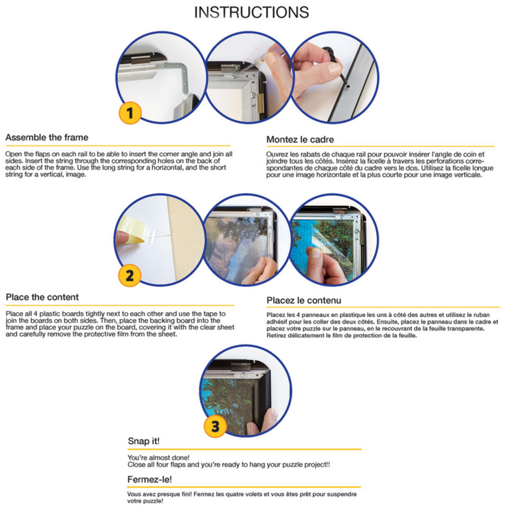 EUROGRAPHICS EASY FRONT-LOADING PUZZLE FRAME KIT