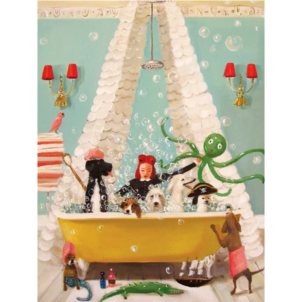 NEW YORK PUZZLE CO BUBBLE BATH 1000 PC PUZZLE