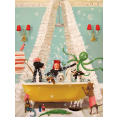 NEW YORK PUZZLE CO BUBBLE BATH 1000 PC PUZZLE