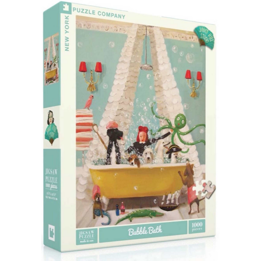 NEW YORK PUZZLE CO BUBBLE BATH 1000 PC PUZZLE