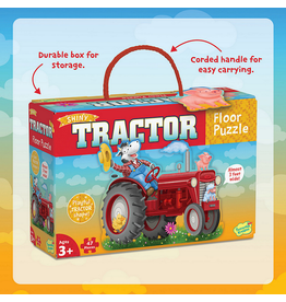 PEACEABLE KINGDOM TRACTOR FLOOR PUZZLE*
