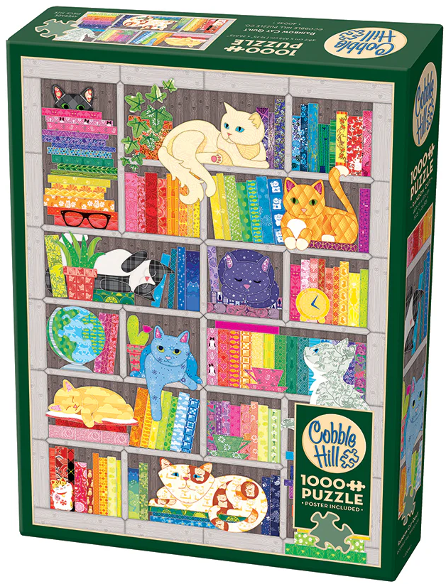 RAINBOW CAT QUILT 1000 PC PUZZLE*