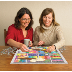 COBBLE HILL RAINBOW CAT QUILT 1000 PC PUZZLE