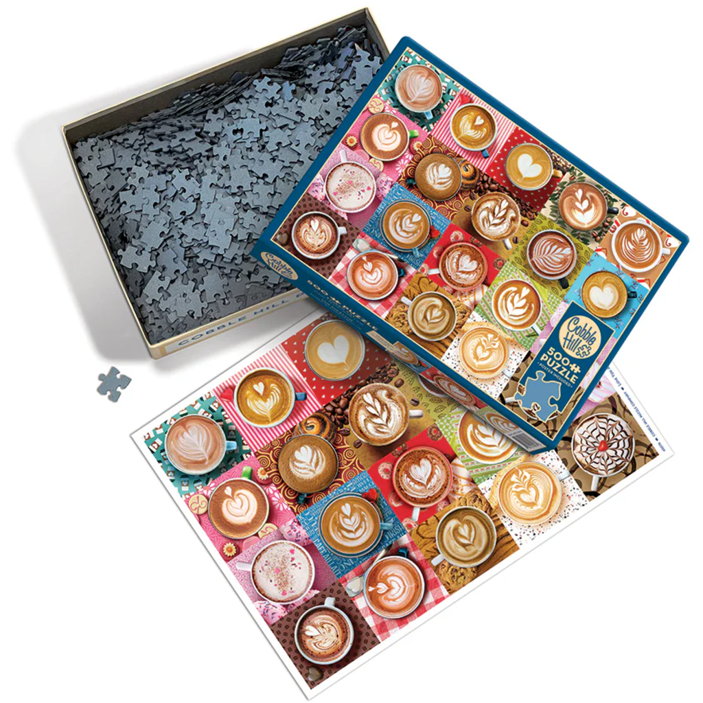 COBBLE HILL LOVE YOU A LATTE 500 PC PUZZLE