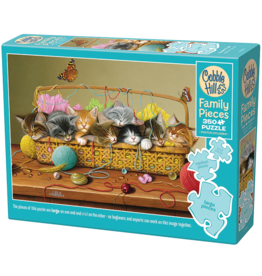 COBBLE HILL BASKET CASE FAMILY PIECES 350 PC PUZZLE