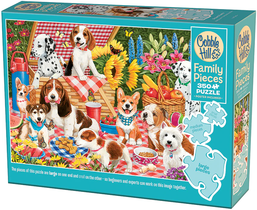 PICNIC PARTY FAMILY PIECES 350 PC PUZZLE