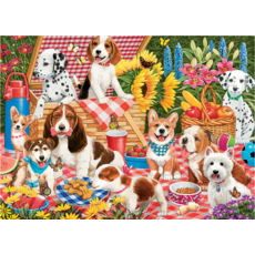 COBBLE HILL PICNIC PARTY FAMILY PIECES 350 PC PUZZLE