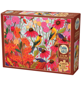 COBBLE HILL SPRINGTIME GOLDFINCHES 275 PC PUZZLE