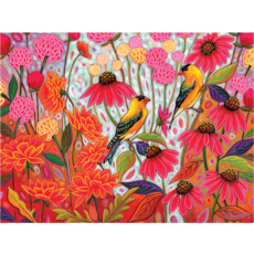 COBBLE HILL SPRINGTIME GOLDFINCHES 275 PC PUZZLE