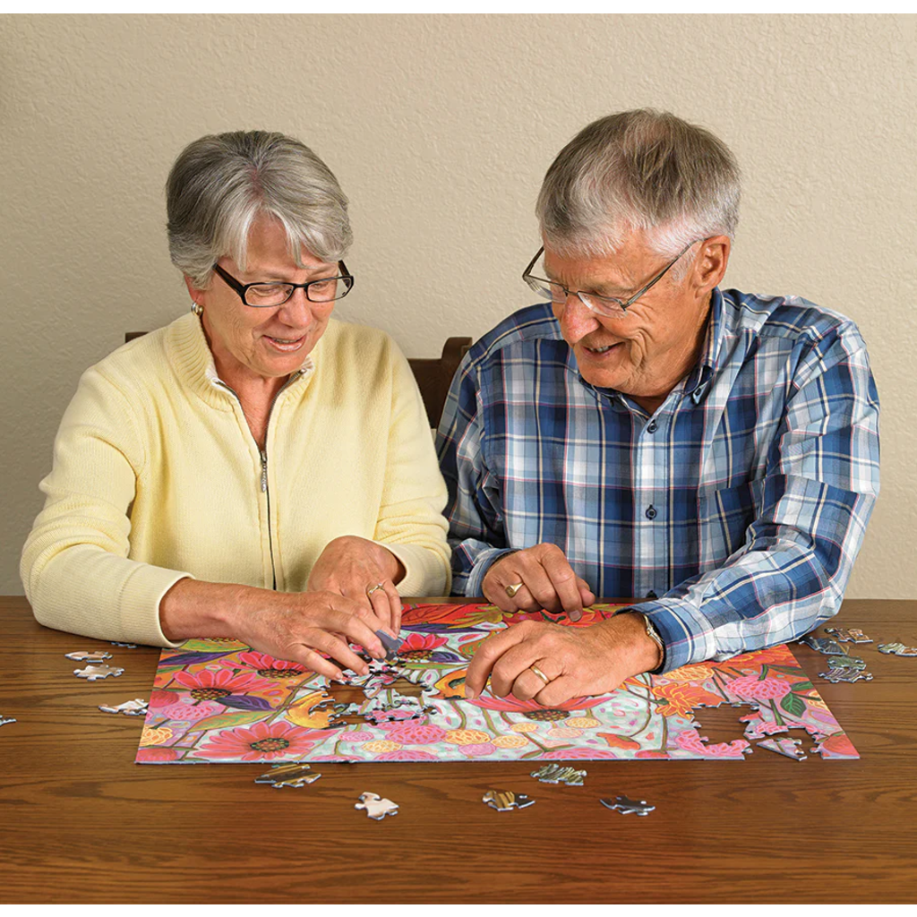 COBBLE HILL SPRINGTIME GOLDFINCHES 275 PC PUZZLE