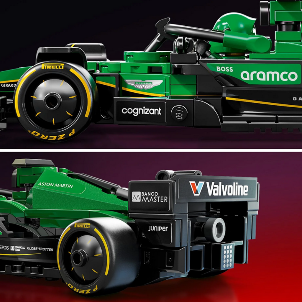 LEGO ASTON MARTIN ARAMCO F1 AMR24 RACE CAR
