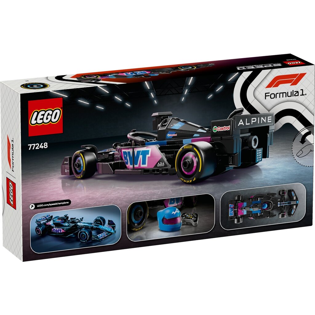 LEGO BWT ALPINE F1 TEAM A524 RACE CAR