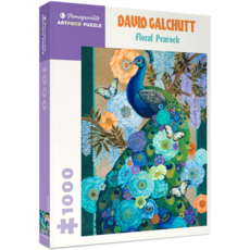 POMEGRANATE FLORAL PEACOCK 1000 PC PUZZLE