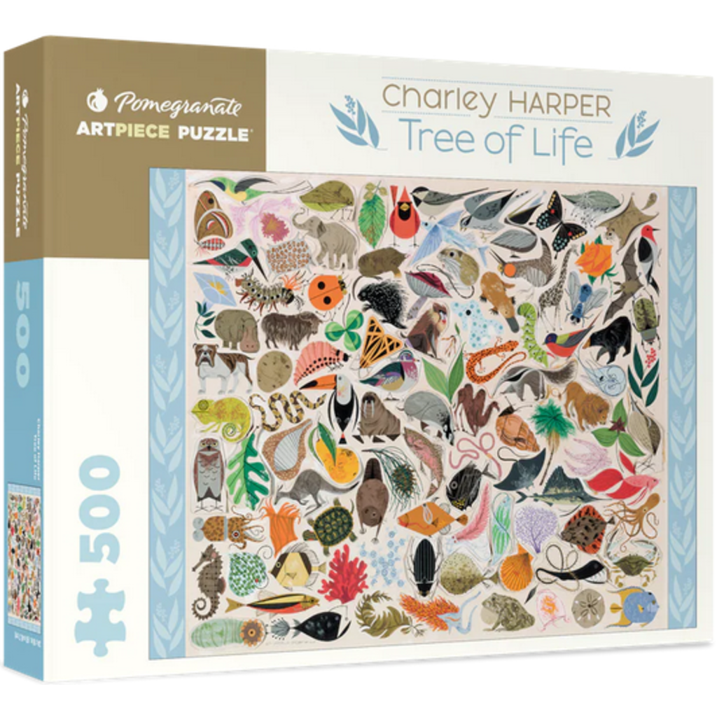 POMEGRANATE CHARLEY HARPER TREE OF LIFE 500 PC PUZZLE