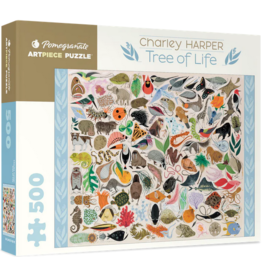 POMEGRANATE CHARLEY HARPER TREE OF LIFE 500 PC PUZZLE