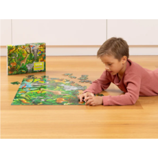 CROCODILE CREEK JUNGLE PARADISE HOLOGRAPHIC 100 PC PUZZLE*