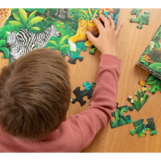 CROCODILE CREEK JUNGLE PARADISE HOLOGRAPHIC 100 PC PUZZLE*