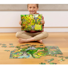 CROCODILE CREEK JUNGLE PARADISE HOLOGRAPHIC 100 PC PUZZLE*