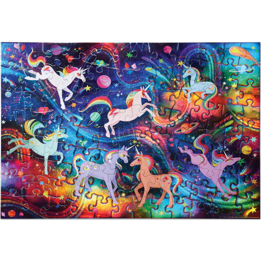 CROCODILE CREEK UNICORN GALAXY HOLOGRAPHIC 100 PC PUZZLE