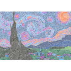 MICRO PUZZLES A NIGHT TO REMEMBER 150 PC MICROPUZZLES
