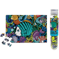 MICRO PUZZLES FISH DOODLE 150 PC  MICROPUZZLES