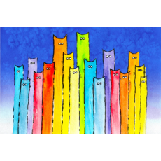 MICRO PUZZLES A PRIDE OF CATS 150 PC MICROPUZZLES