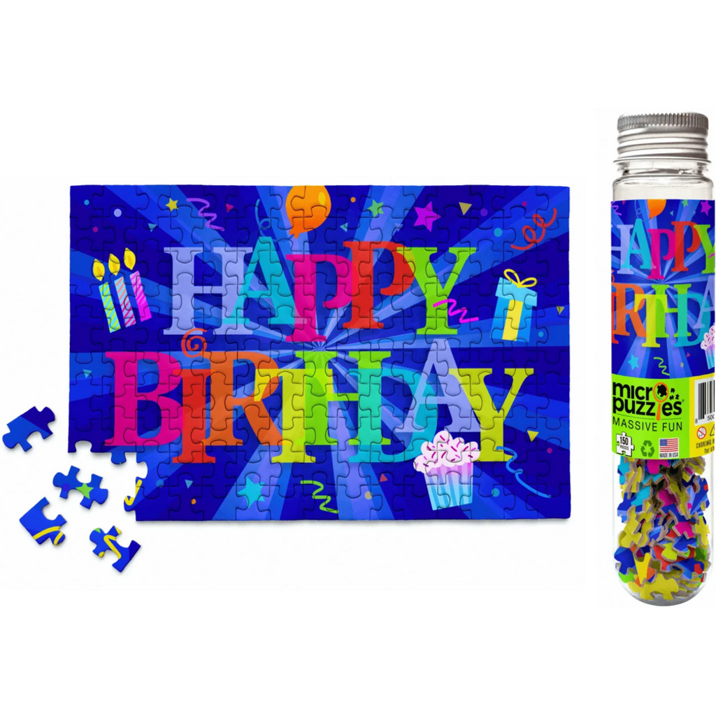 MICRO PUZZLES HAPPY BIRTHDAY BLAST 150 PC MICROPUZZLES