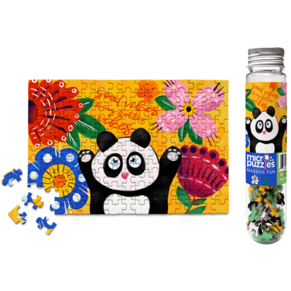 MICRO PUZZLES PUZZLE PANDAS - GOOD VIBES 150 PC MICROPUZZLES