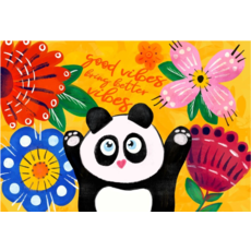 MICRO PUZZLES PUZZLE PANDAS - GOOD VIBES 150 PC MICROPUZZLES