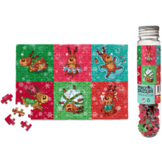 MICRO PUZZLES HOLIDAY REINDEER GAMES 150 PC MICROPUZZLES