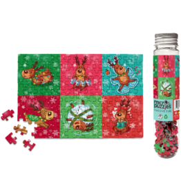 MICRO PUZZLES HOLIDAY REINDEER GAMES 150 PC MICROPUZZLES