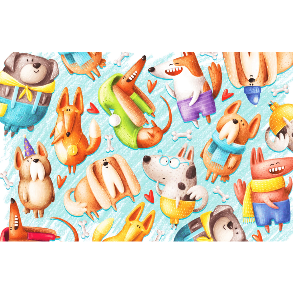 MICRO PUZZLES DOG GONE IT 150 PC MICROPUZZLES