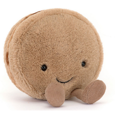 JELLY CAT AMUSEABLES MONA MACARON - CHOCOLATE
