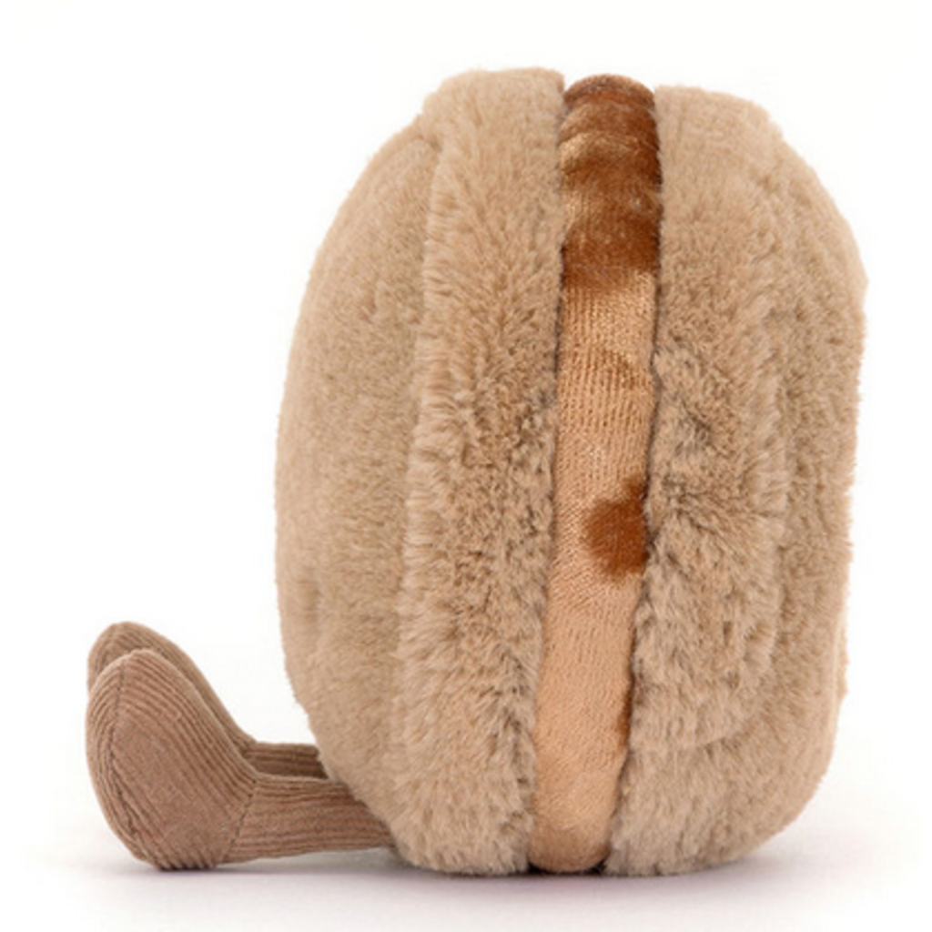 JELLY CAT AMUSEABLES MONA MACARON - CHOCOLATE