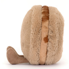 JELLY CAT AMUSEABLES MONA MACARON - CHOCOLATE
