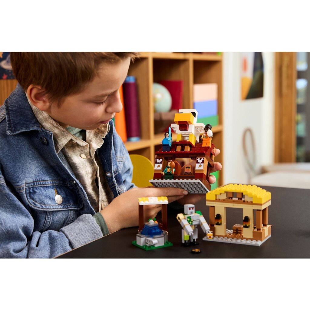 LEGO THE GHAST BALLOON VILLAGE ATTACK