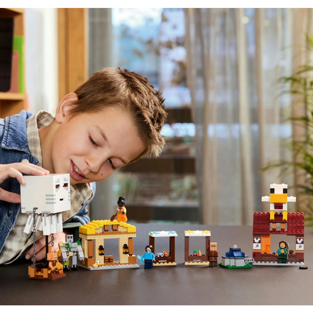 LEGO THE GHAST BALLOON VILLAGE ATTACK