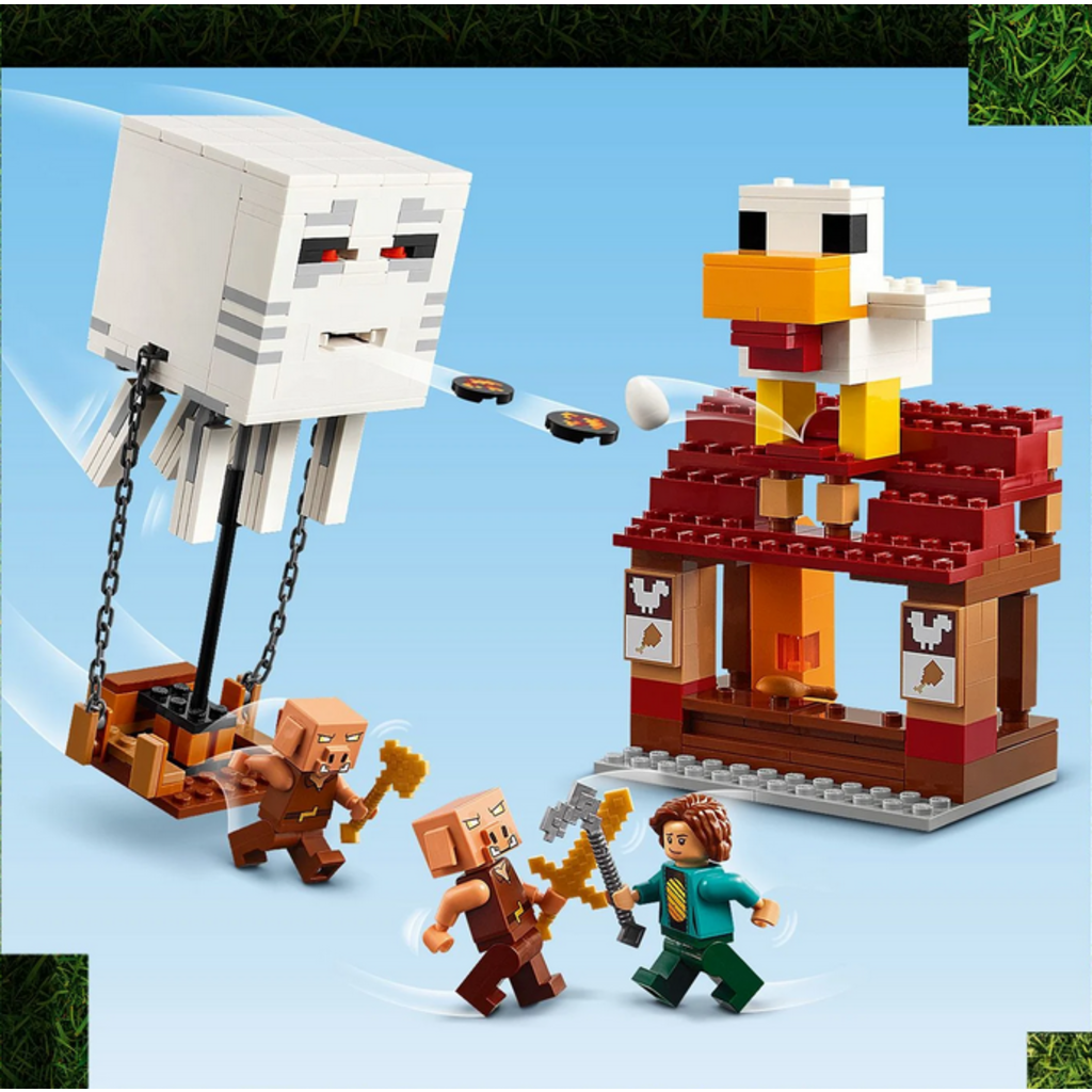 LEGO THE GHAST BALLOON VILLAGE ATTACK