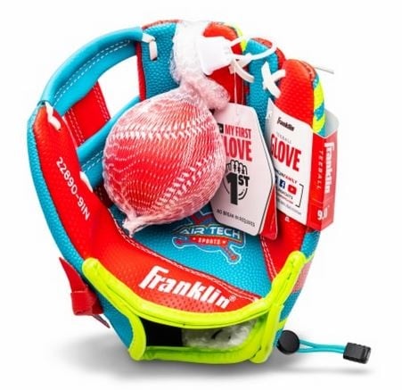 BASEBALL GLOVE & BALL LEFT HANDED