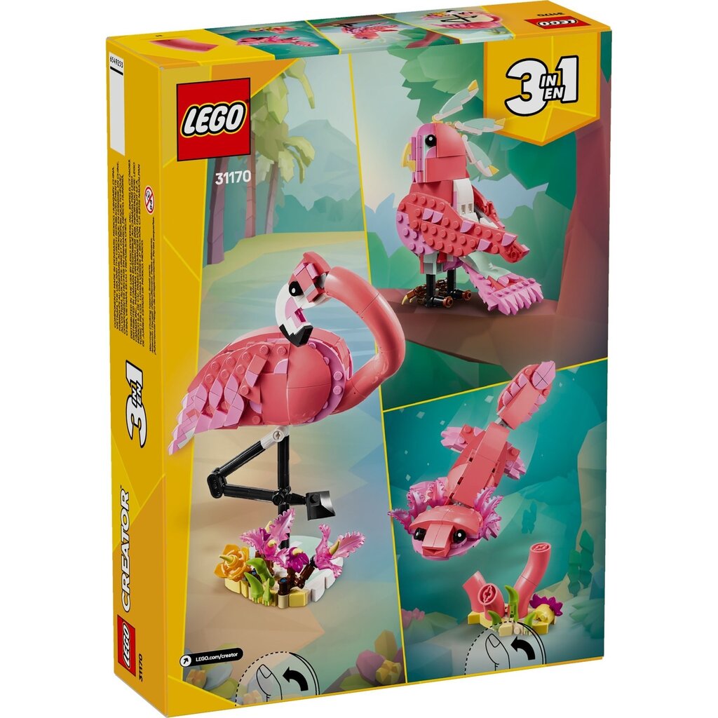 LEGO WILD ANIMALS: PINK FLAMINGO