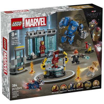 LEGO IRON MAN'S LABORATORY: HALL OF ARMOR