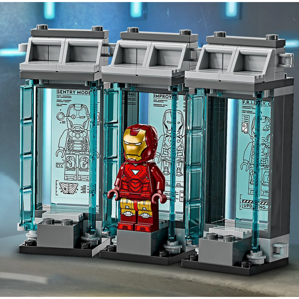 LEGO IRON MAN'S LABORATORY: HALL OF ARMOR