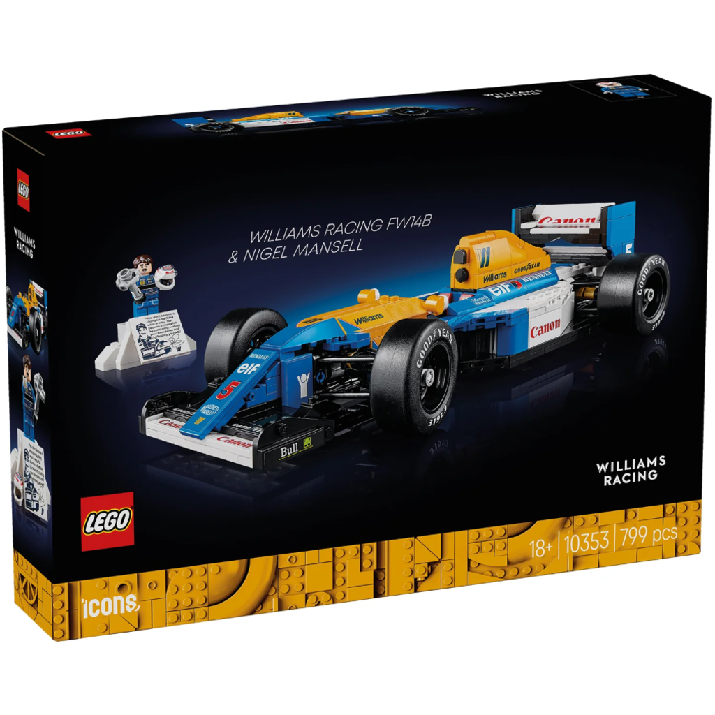 LEGO WILLIAMS RACING FW14B & NIGEL MANSELL