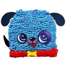 BRIGHT STRIPES MAGIC SCRUNCH PUPPY PILLOW
