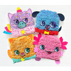 BRIGHT STRIPES MAGIC SCRUNCH UNICORN PILLOW