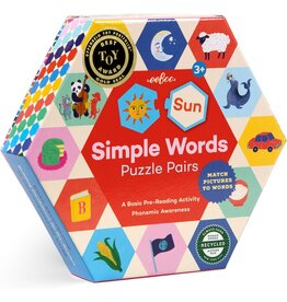 EEBOO SIMPLE WORDS HEXAGON PUZZLE PAIRS