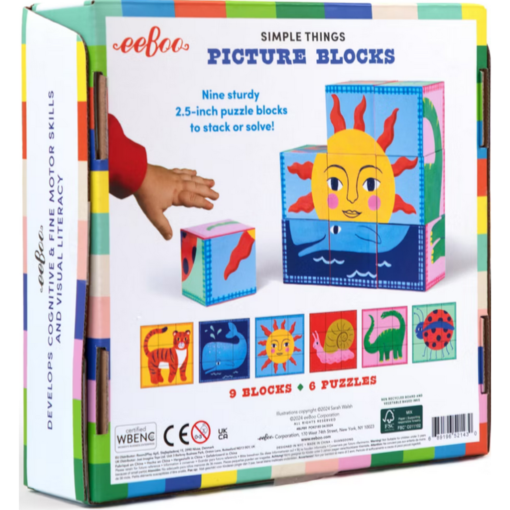 EEBOO SIMPLE THINGS PICTURE BLOCKS