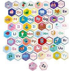 EEBOO ALPHABET HEXAGON PUZZLE PAIRS